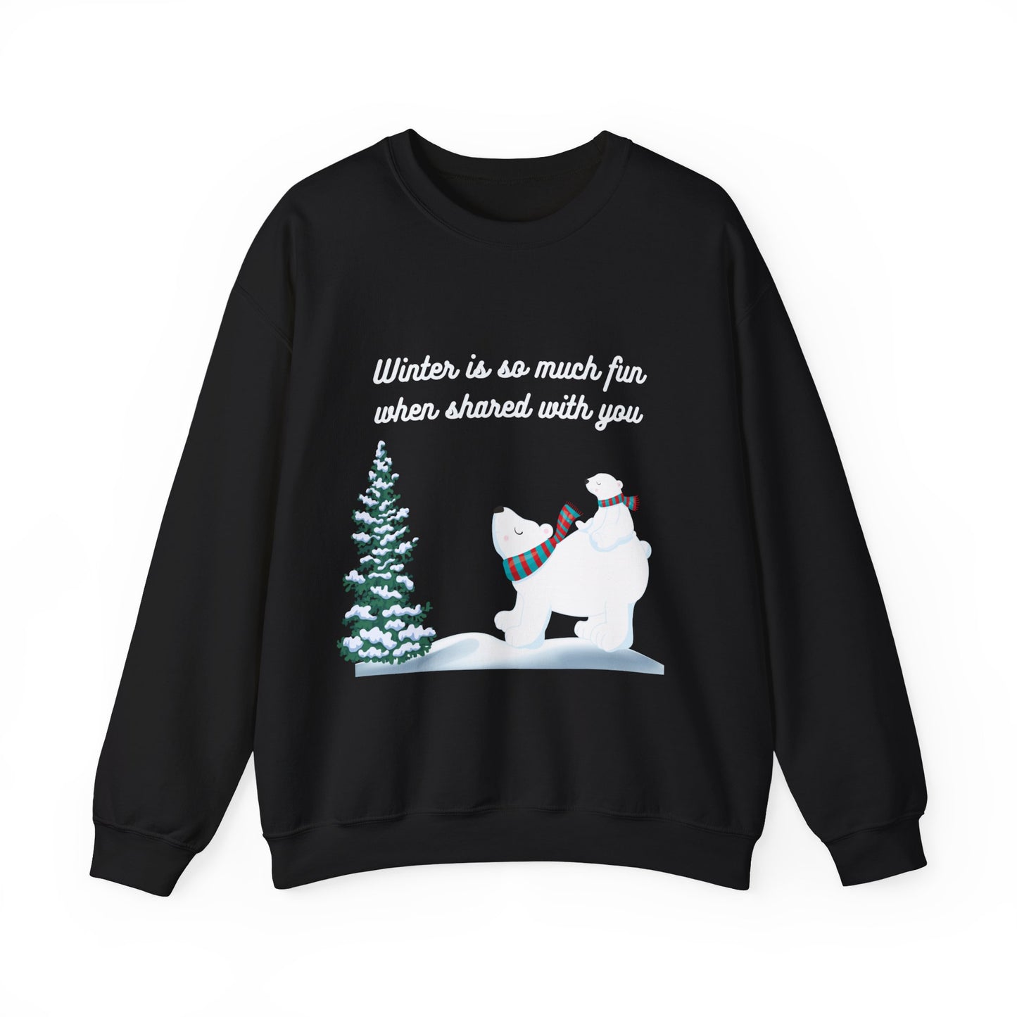 Winter Is So Much Fun Unisex Heavy Blend™ Crewneck Sweatshirt