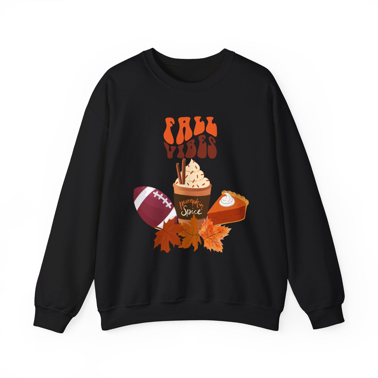 Fall Vibes Sweatshirt, Pumpkin Spice Shirt, Football Season, Coffee Lovers, Gift for Friend