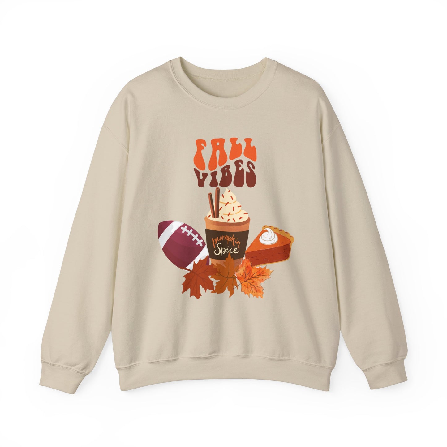 Fall Vibes Sweatshirt, Pumpkin Spice Shirt, Football Season, Coffee Lovers, Gift for Friend