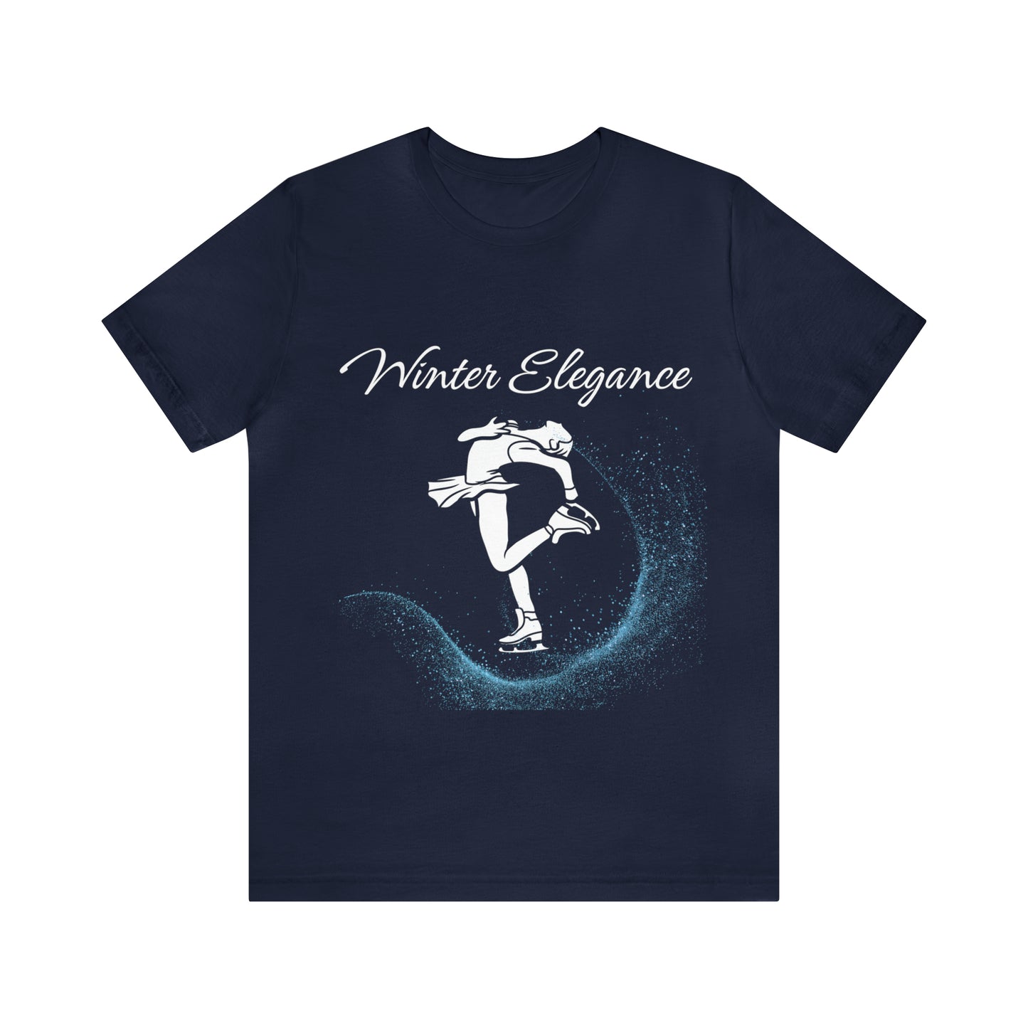 Winter Elegance Figure Skating T-shirt, Skating Lover Shirt, Winter Sports, Olympic Tee, Unisex Tee, Plus Sizes