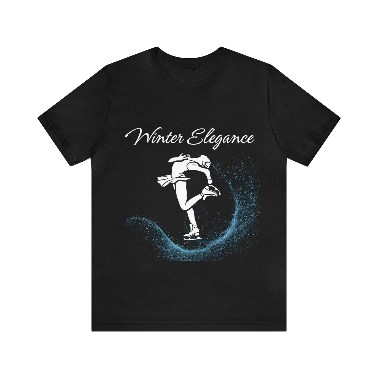 Winter Elegance Figure Skating T-shirt, Skating Lover Shirt, Winter Sports, Olympic Tee, Unisex Tee, Plus Sizes