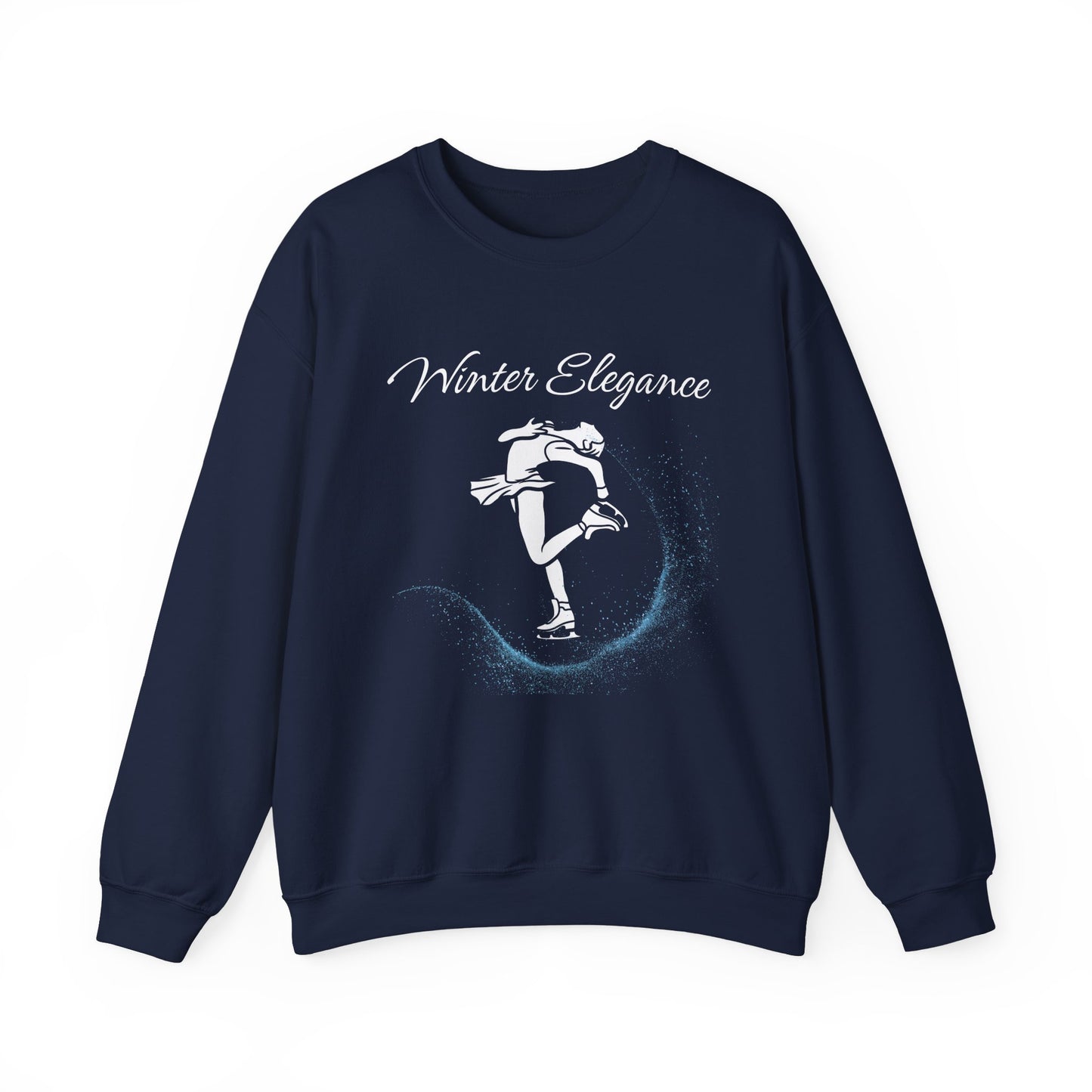 Winter Elegance Figure Skating Sweatshirt, Skating Lover, Gift for Her, Gift for Him, Olympic Sweater, Skater Moms, Winter Sport Sweatshirt