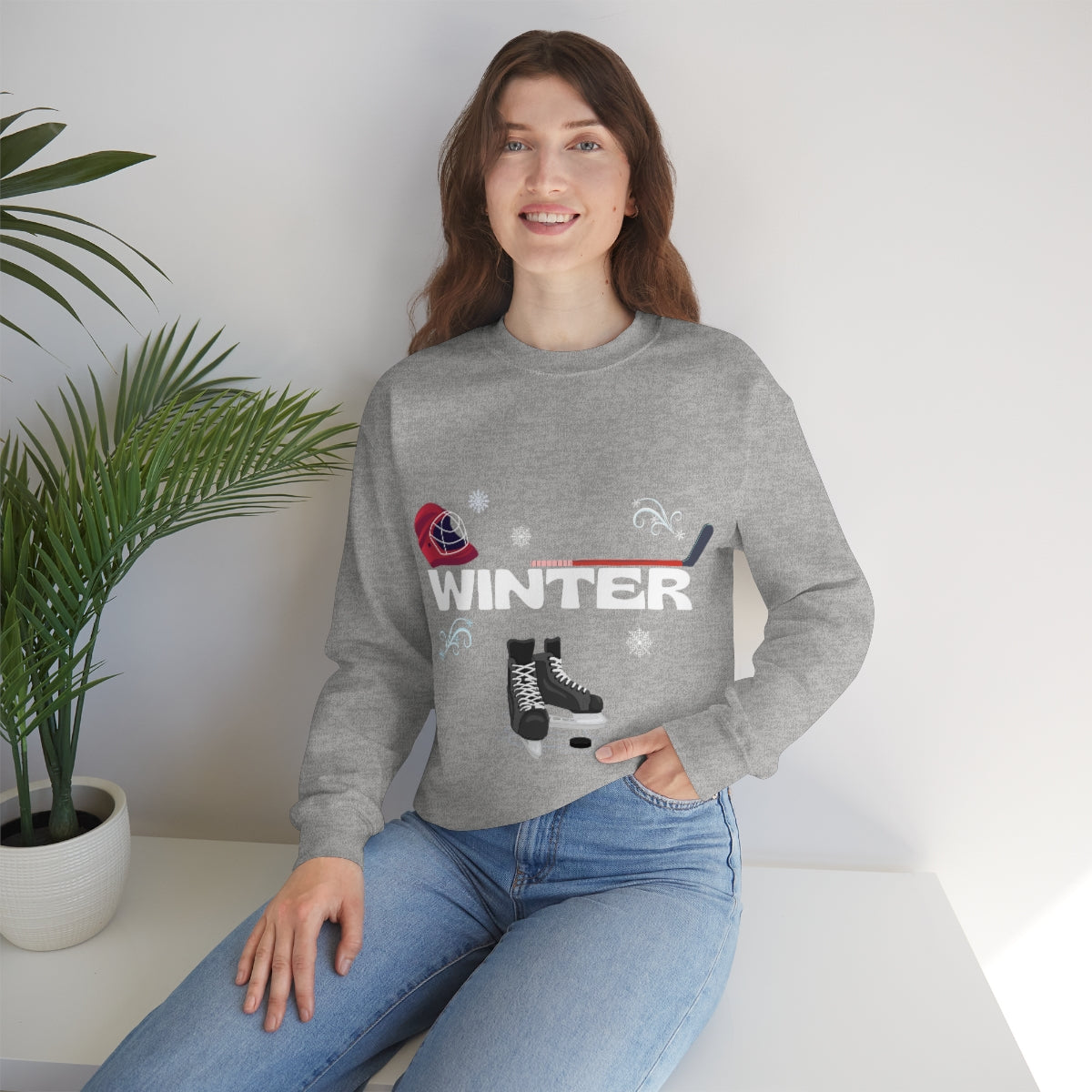 Winter Skating Sport Unisex Sweatshirt