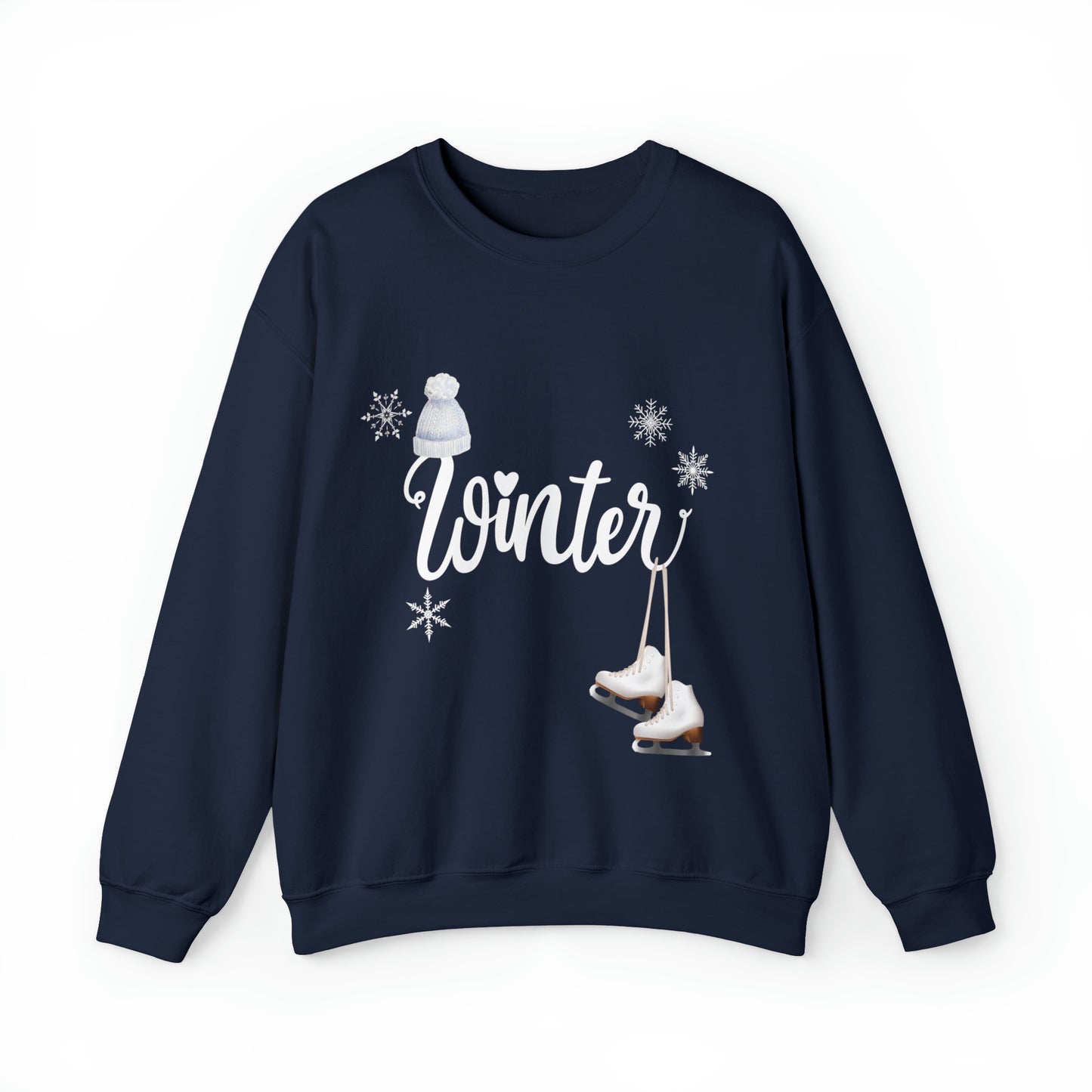 Winter Fun, Skater Sweatshirt, Winter Holiday, Skaters Mom, Winter Sport Sweatshirt