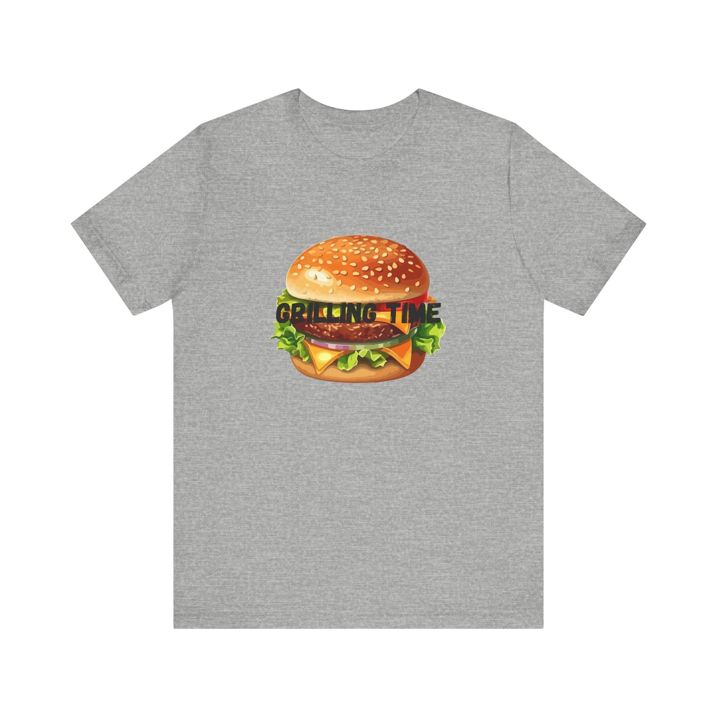 Grilling Time Burger Unisex Short Sleeve Tee