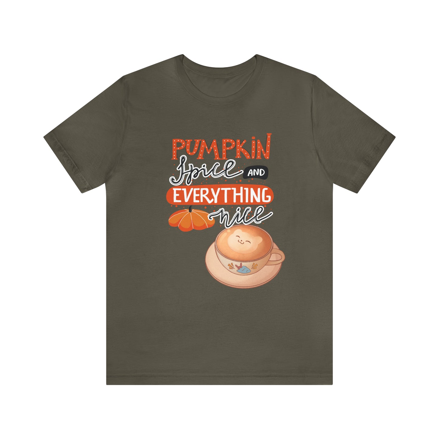 Pumpkin and Spice T-shirt, Hello Autumn, Happy Fall Shirt, Happy Autumn T-shirt, Pumpkin Season, Unisex Tee
