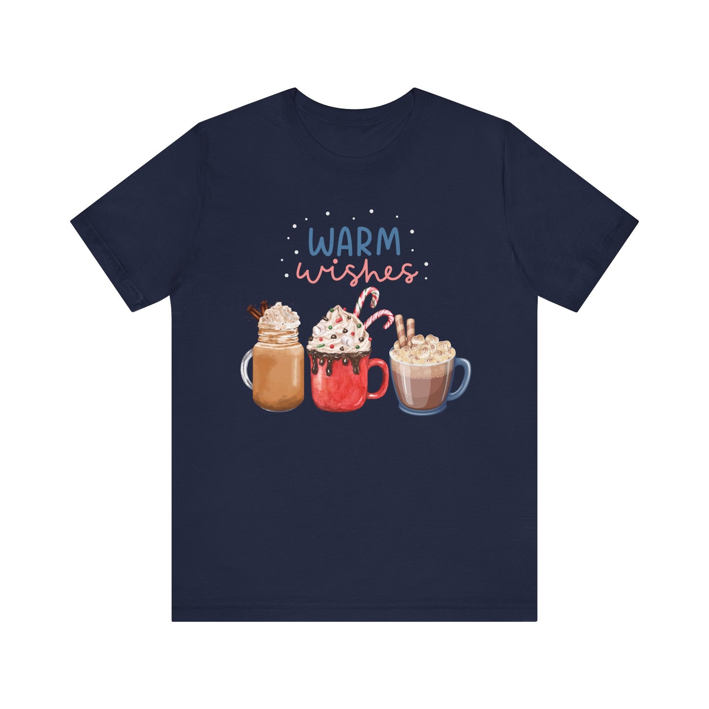 Warm Wishes Coffee T-shirt, Fall Season, Winter Season Shirt, Coffee Lovers, Unisex Tee