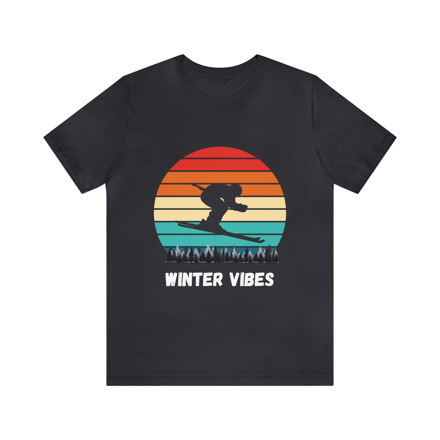 Winter Vibes t-shirt, Winter Sports Lover, Winter Season shirt,  Holiday Season Gift, Gift for Sports Lovers, Unisex Tee