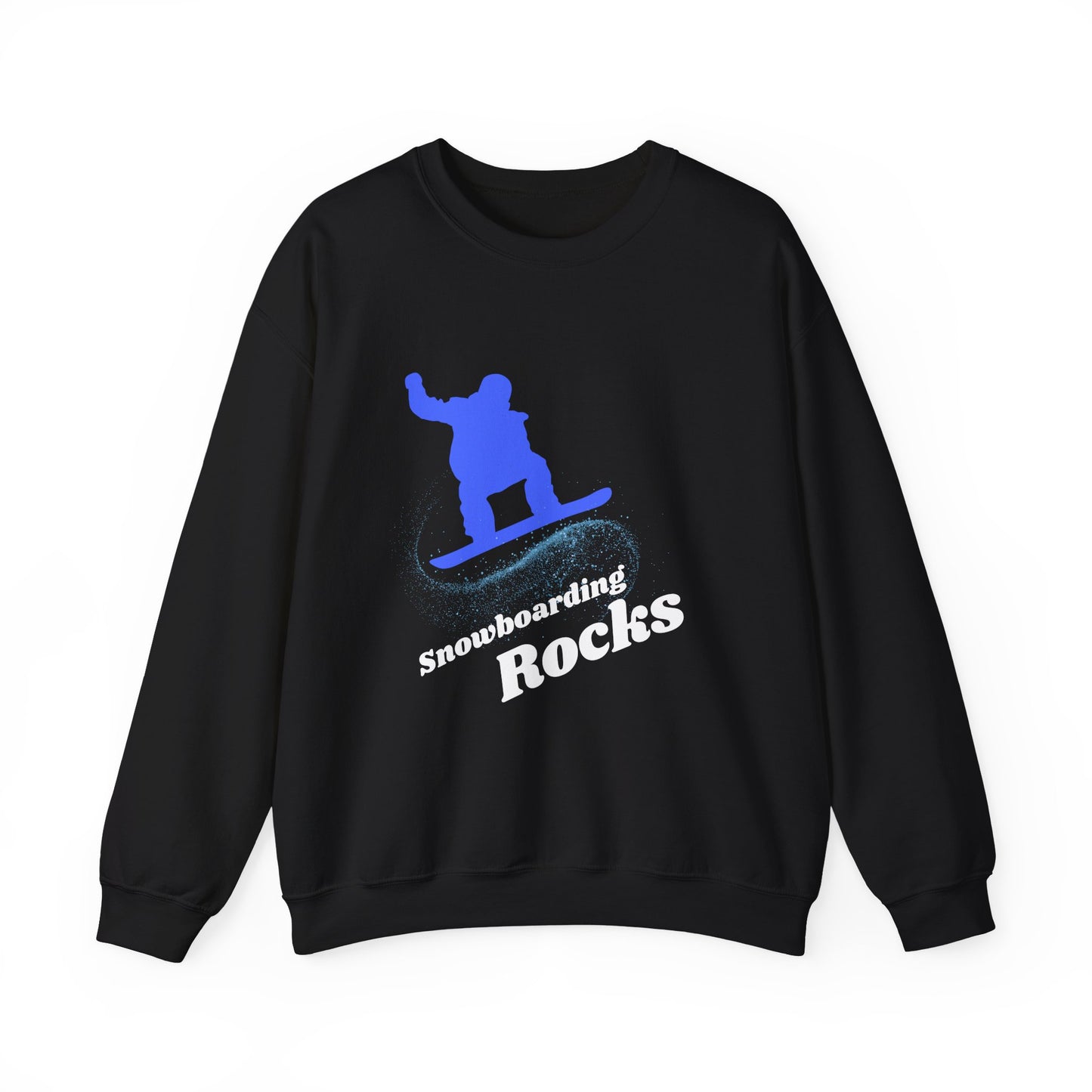 Snowboarding Rocks Sweatshirt, Winter Season, Holiday Season Gift, Olympic Sport, Winter Sports Lovers, Unisex Sweatshirt