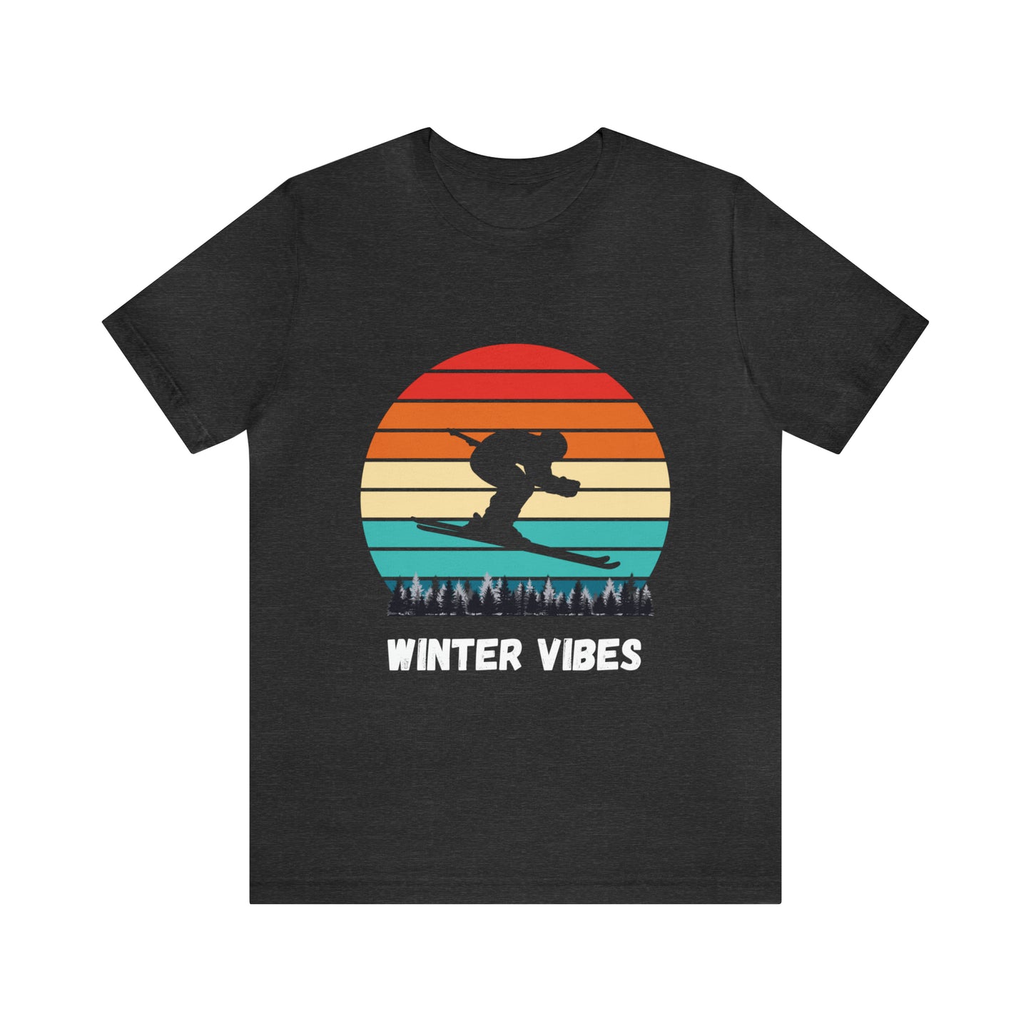 Winter Vibes t-shirt, Winter Sports Lover, Winter Season shirt,  Holiday Season Gift, Gift for Sports Lovers, Unisex Tee