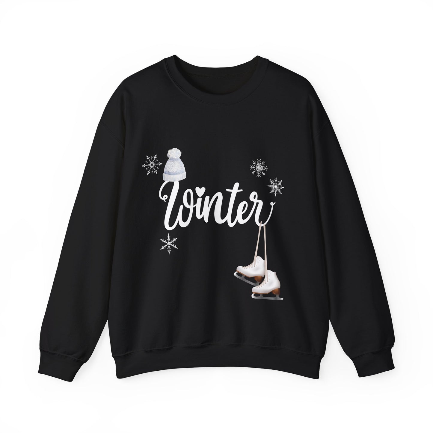 Winter Fun, Skater Sweatshirt, Winter Holiday, Skaters Mom, Winter Sport Sweatshirt