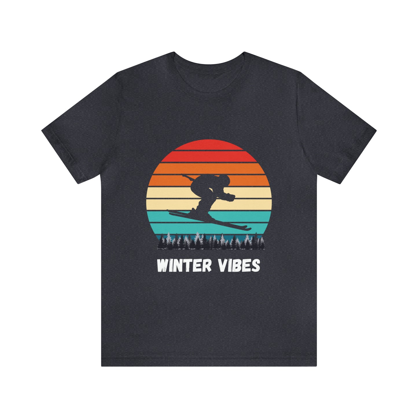 Winter Vibes t-shirt, Winter Sports Lover, Winter Season shirt,  Holiday Season Gift, Gift for Sports Lovers, Unisex Tee