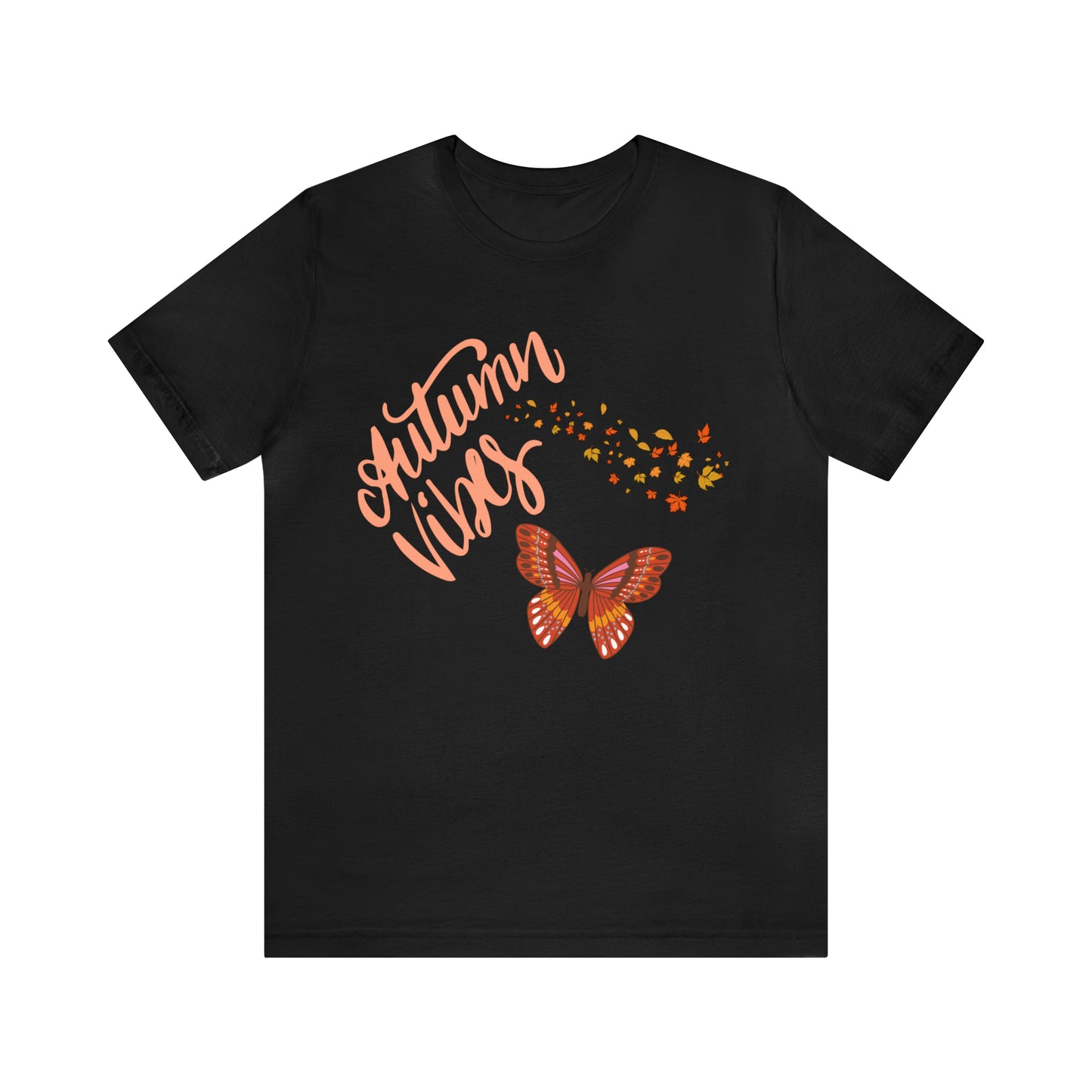 Autumn Vibes T-shirt, Butterfly Lovers, Hello Fall Shirt, Autumn Lovers, Unisex Tee, Plus Sizes