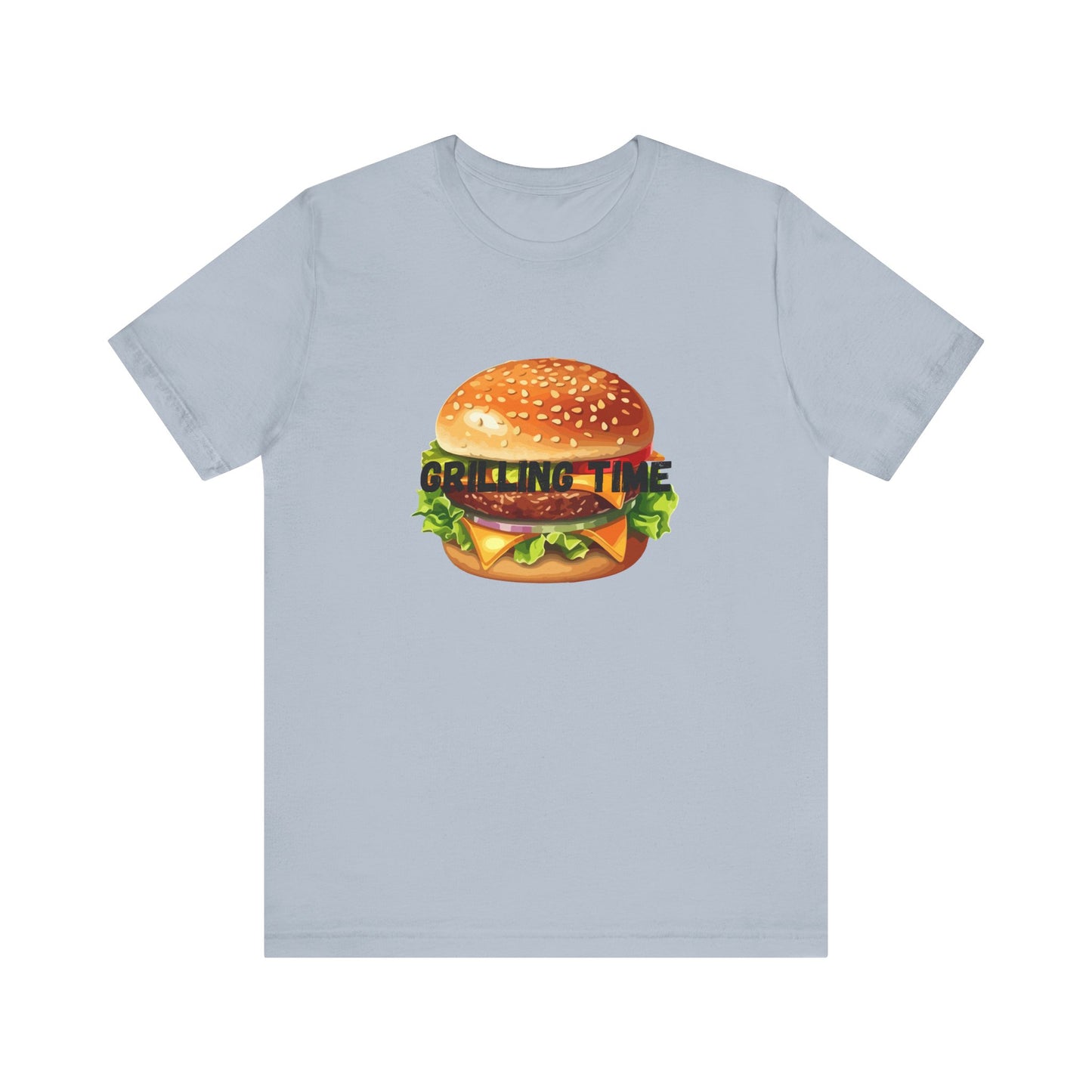 Grilling Time Burger Unisex Short Sleeve Tee