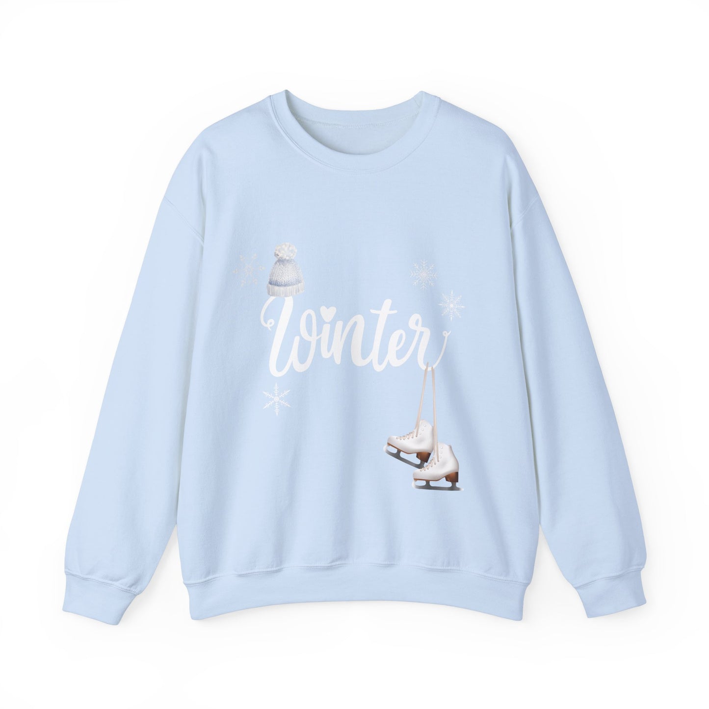 Winter Fun, Skater Sweatshirt, Winter Holiday, Skaters Mom, Winter Sport Sweatshirt