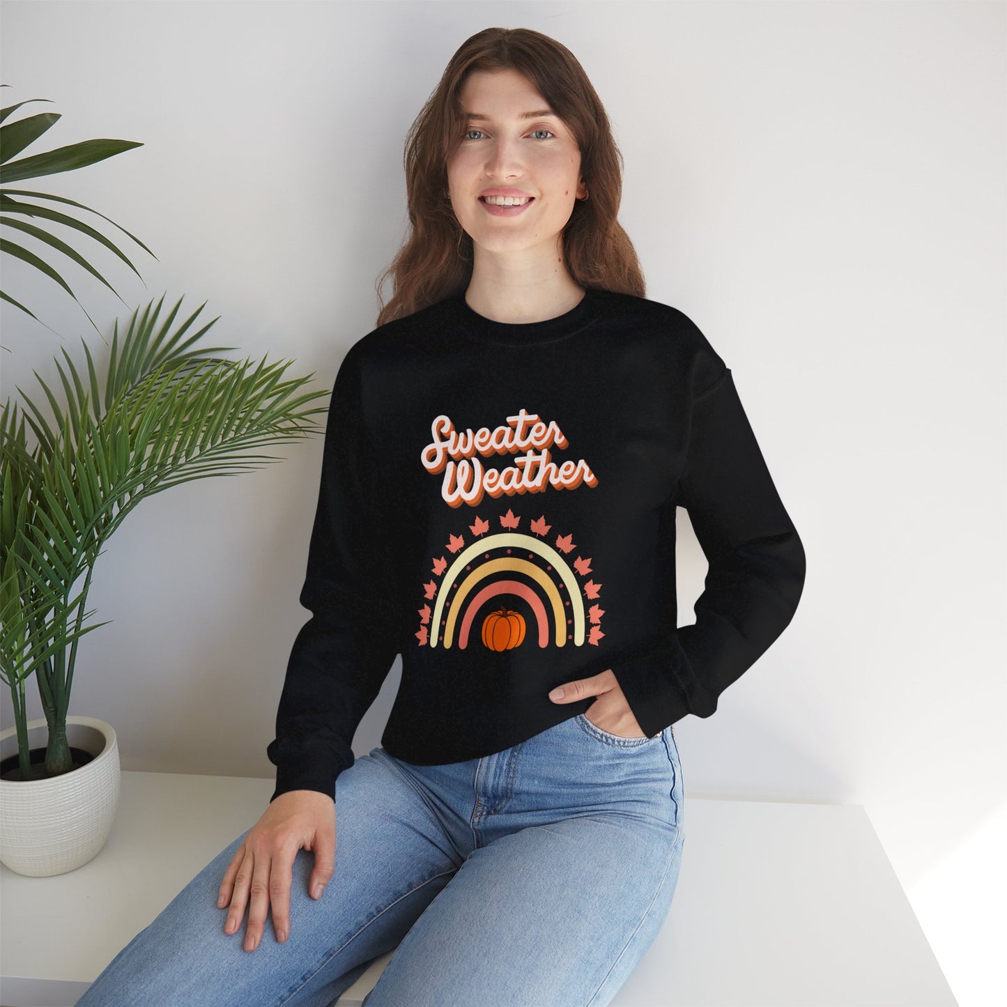 Sweater Weather Sweatshirt, Pumpkin Season Sweater, Hello Autumn, Thanksgiving Gift, Fall Vibes, Unisex Sweatshirt