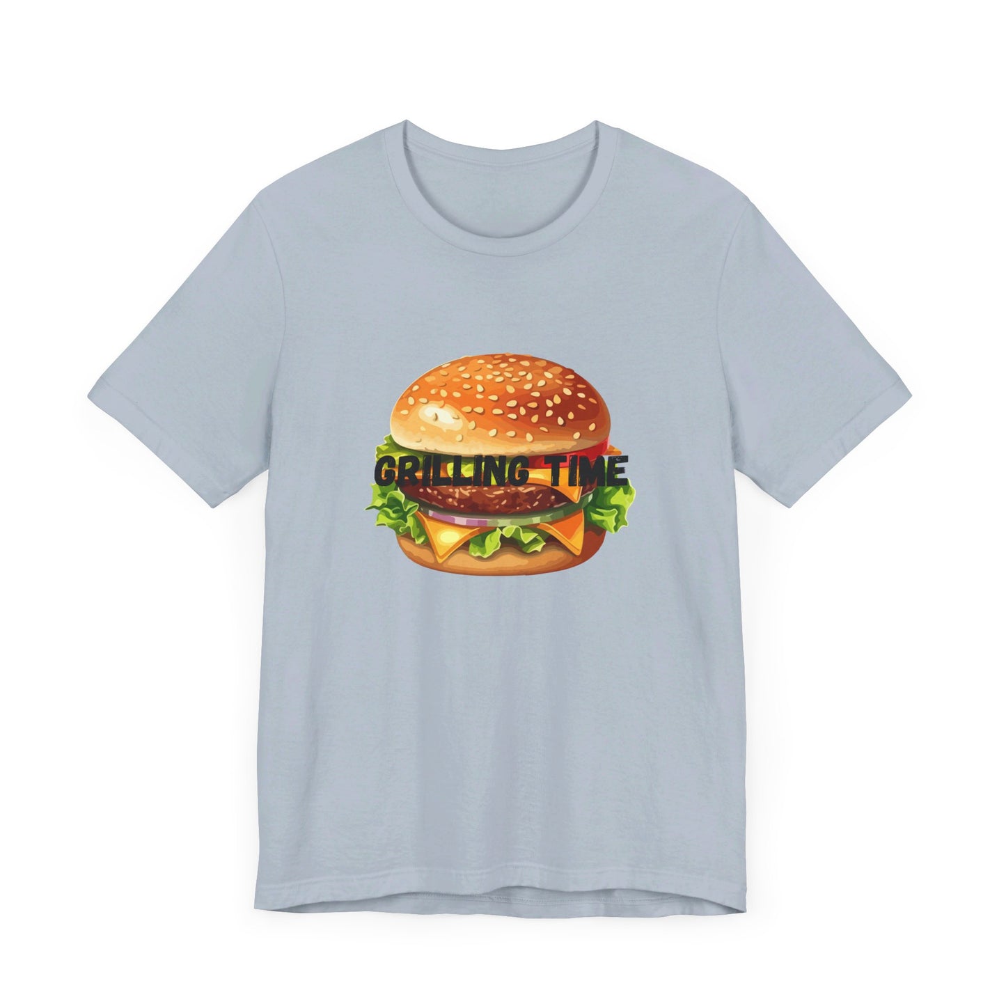 Grilling Time Burger Unisex Short Sleeve Tee