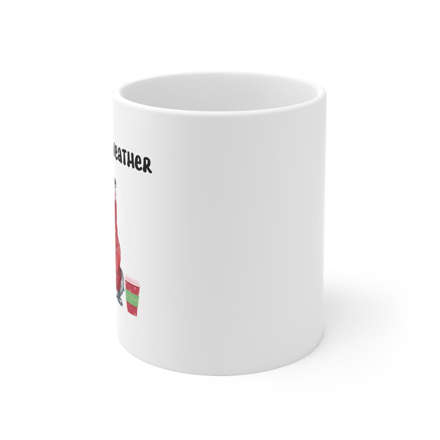 Cute Polar Bear Sweater Weather Ceramic Mug 11oz