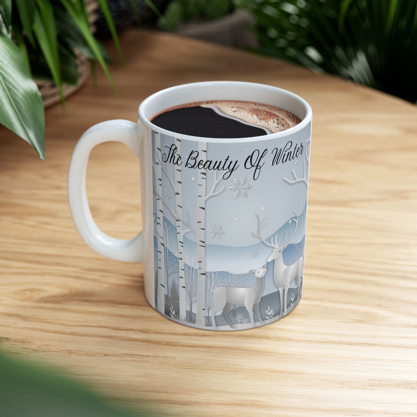 The Beauty of Winter Mug, Friend Gift, Unisex Gift, Holiday Gift Idea, 11 oz Mug