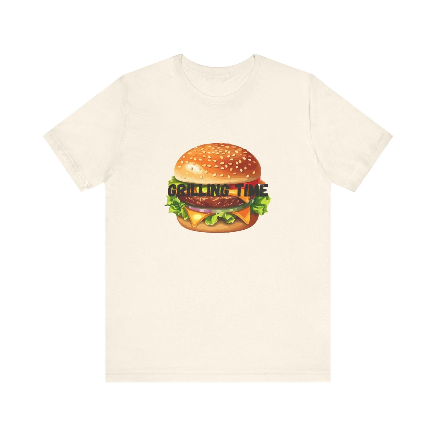 Grilling Time Burger Unisex Short Sleeve Tee