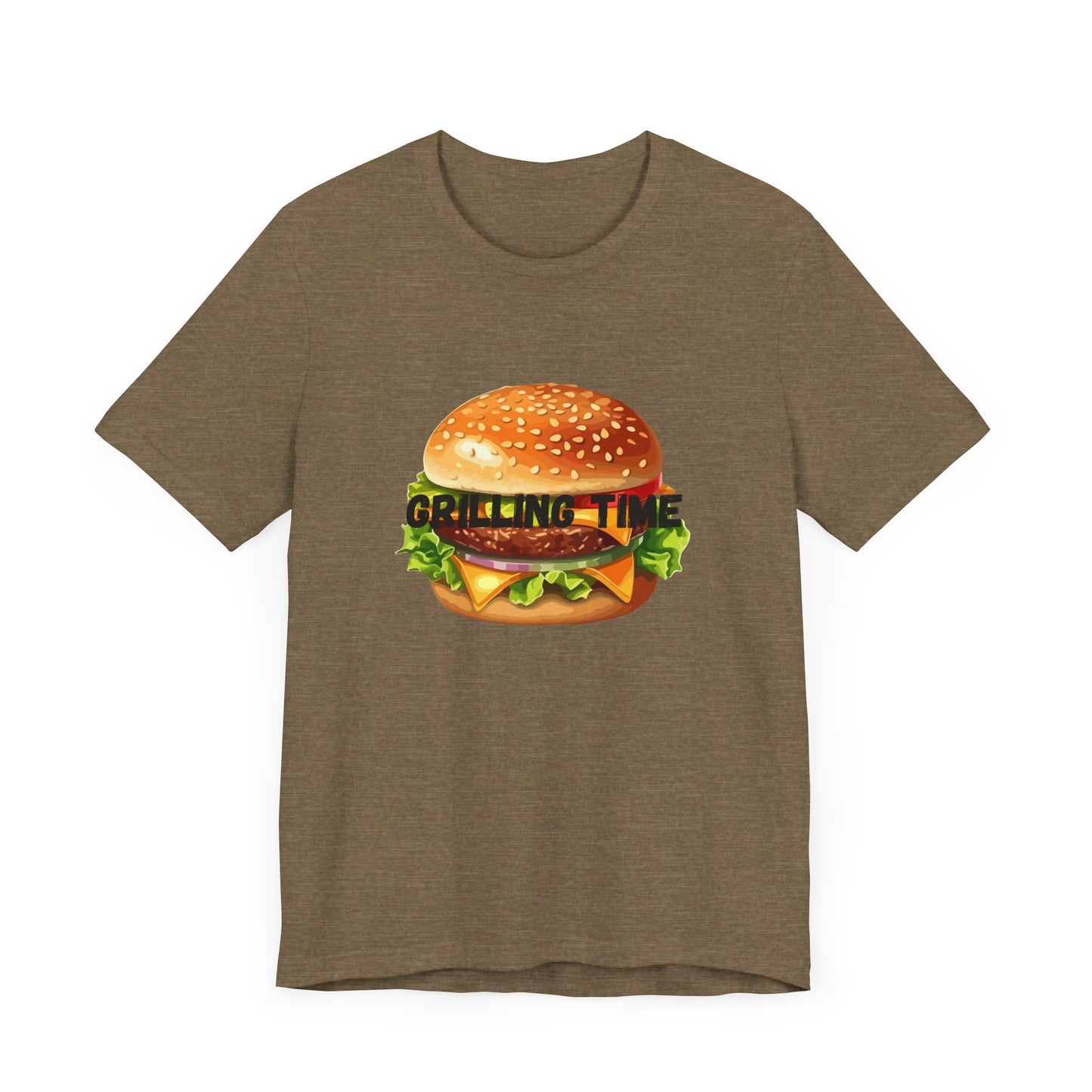 Grilling Time Burger Unisex Short Sleeve Tee