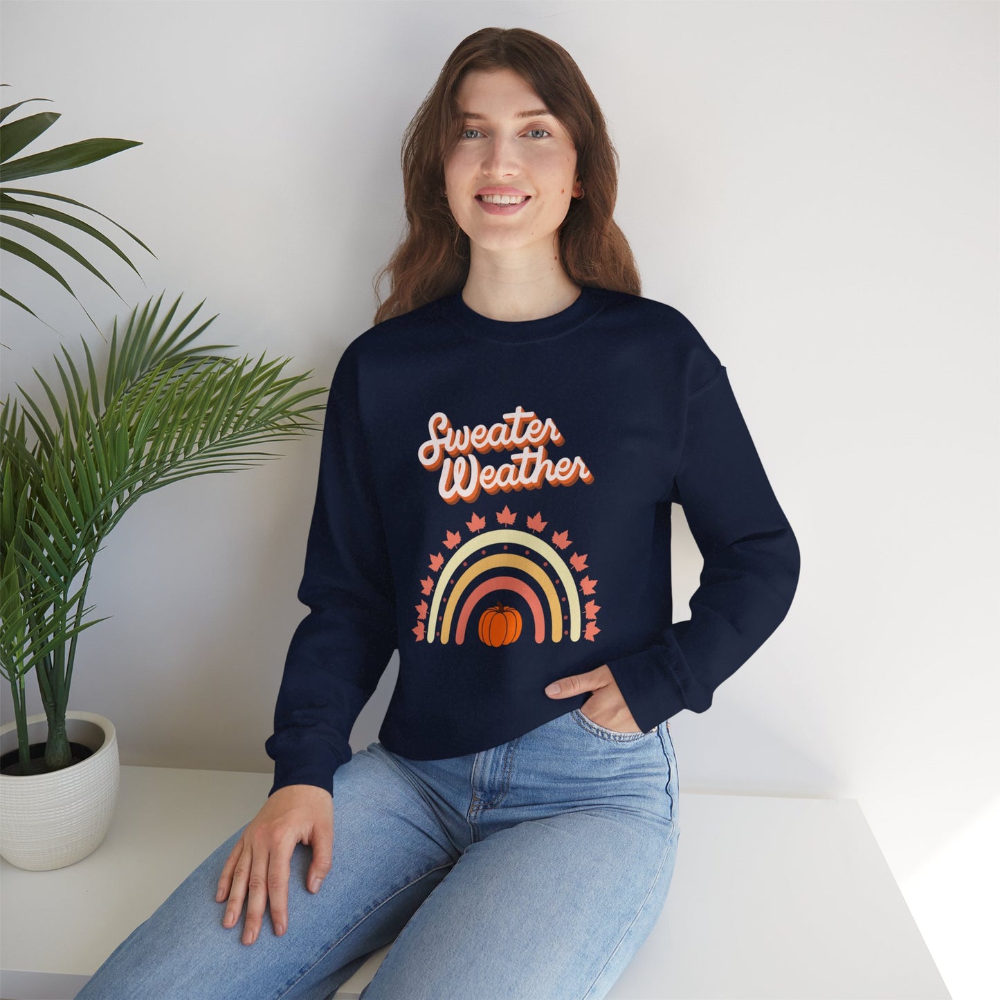 Sweater Weather Sweatshirt, Pumpkin Season Sweater, Hello Autumn, Thanksgiving Gift, Fall Vibes, Unisex Sweatshirt