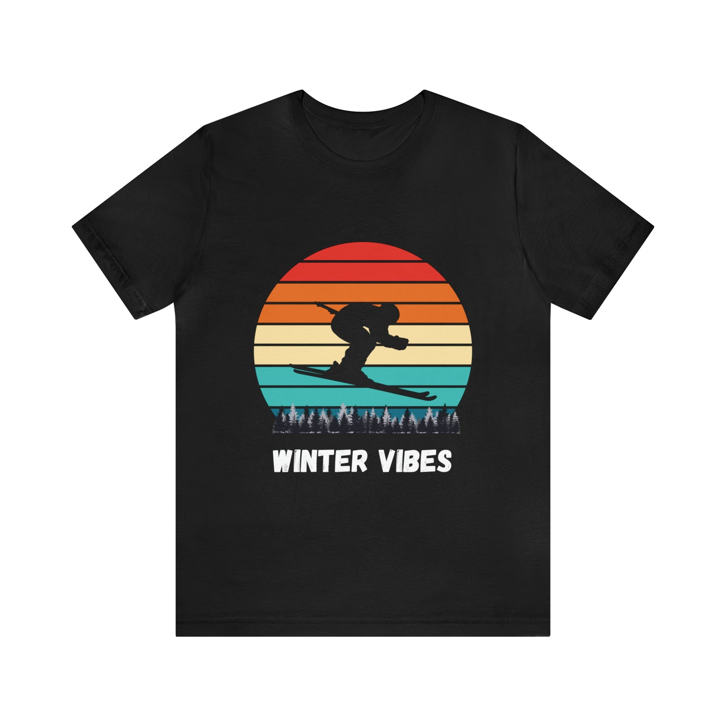 Winter Vibes t-shirt, Winter Sports Lover, Winter Season shirt,  Holiday Season Gift, Gift for Sports Lovers, Unisex Tee