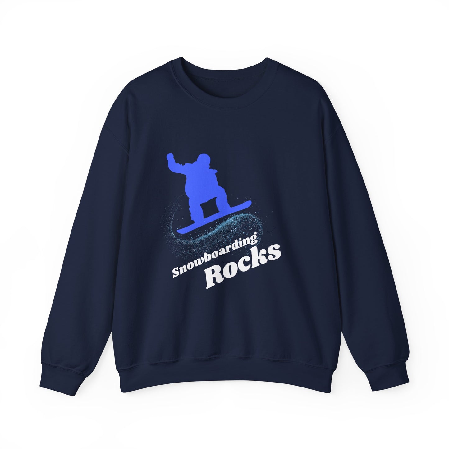 Snowboarding Rocks Sweatshirt, Winter Season, Holiday Season Gift, Olympic Sport, Winter Sports Lovers, Unisex Sweatshirt