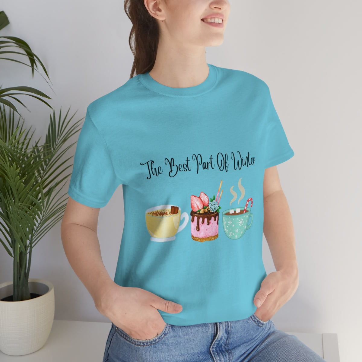 The Best Part of Winter Unisex Jersey Short Sleeve Tee