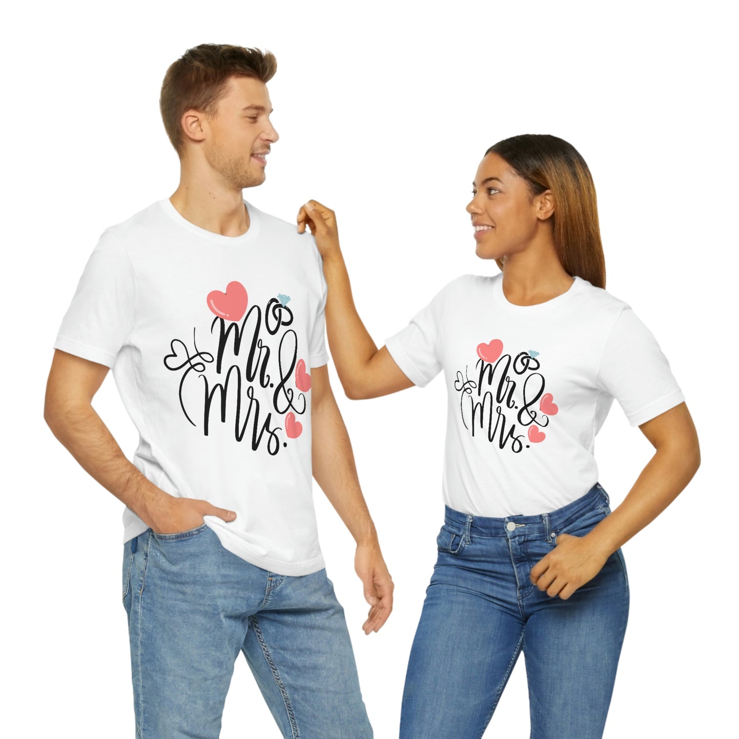 Wedding Couples T-shirt For Her Shirt for Him Bride To Be Gift Bridal Party Gift Idea Unisex Tee