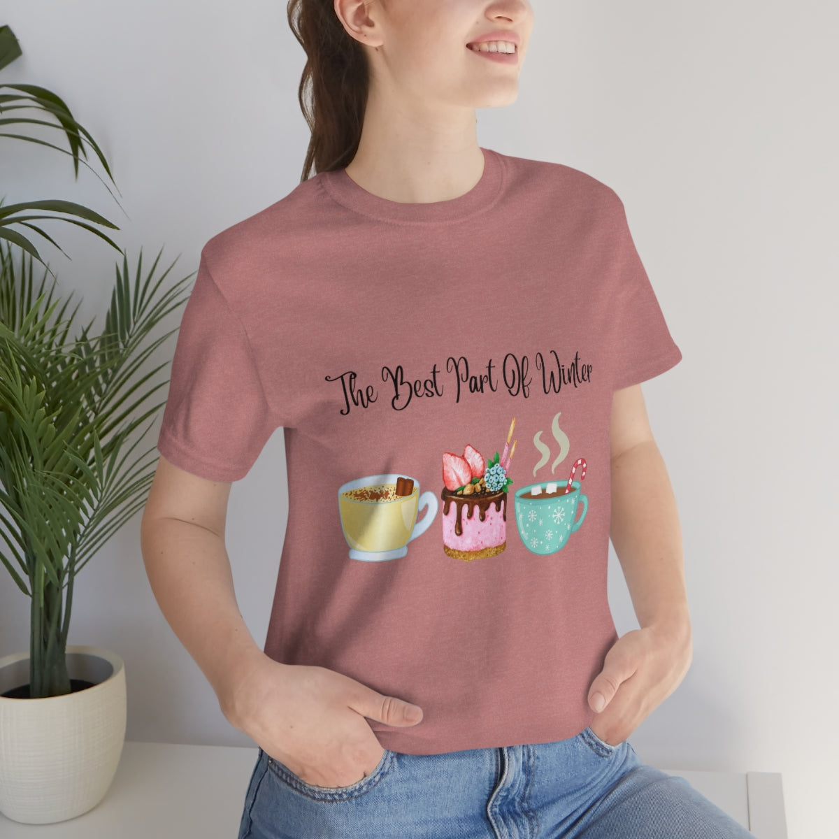 The Best Part of Winter Unisex Jersey Short Sleeve Tee