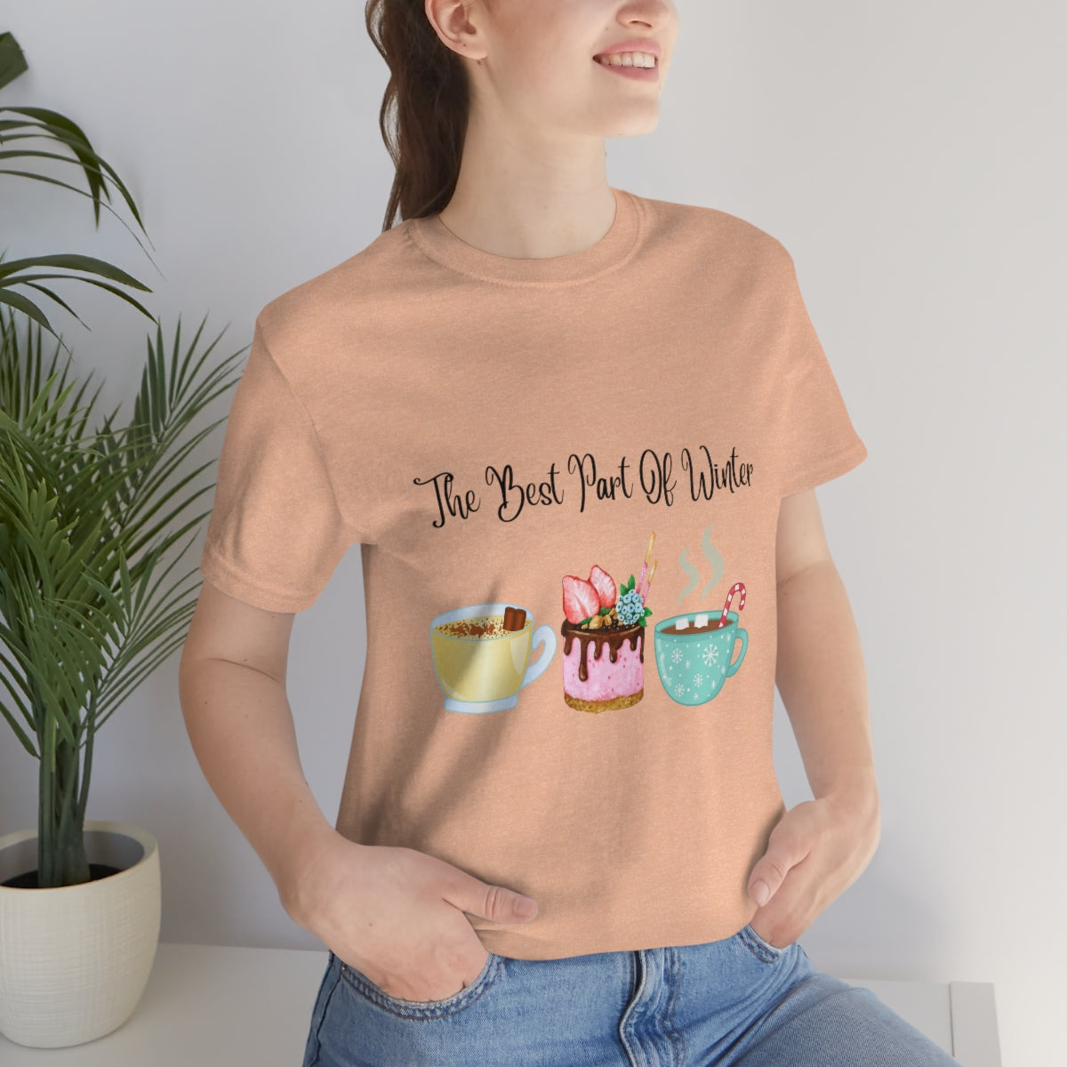 The Best Part of Winter Unisex Jersey Short Sleeve Tee