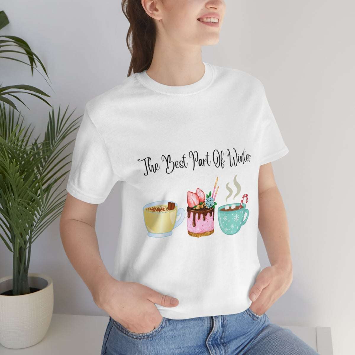 The Best Part of Winter Unisex Jersey Short Sleeve Tee