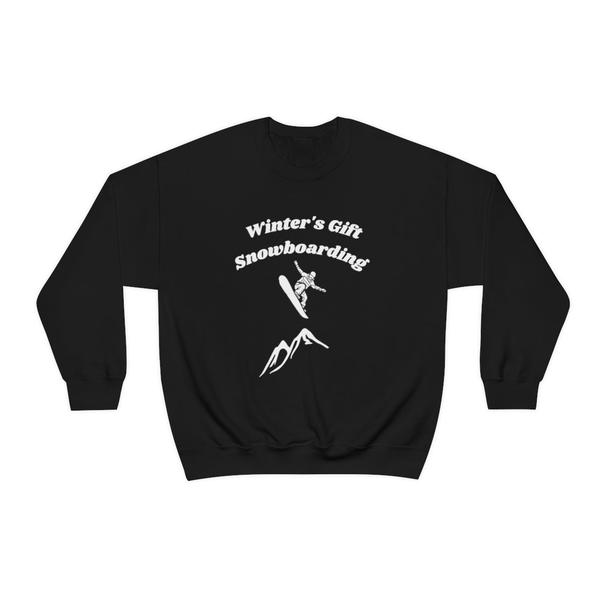 Winter's Gift Snowboarding, Unisex Heavy Blend Crewneck Sweatshirt