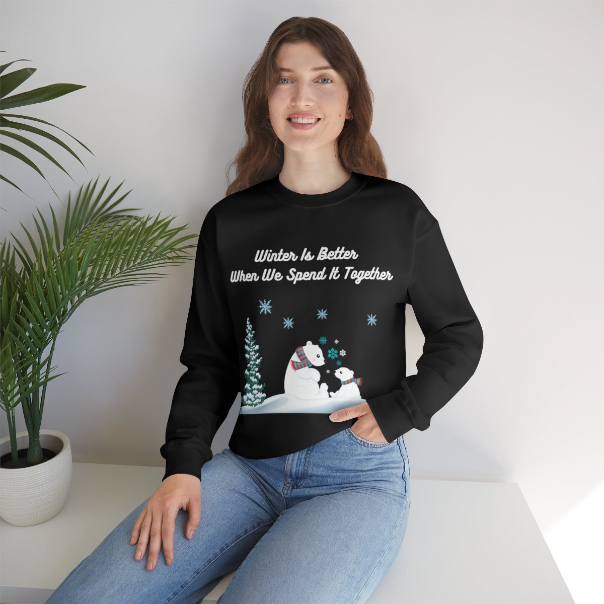 Winter Is Better With You Unisex Heavy Blend™ Crewneck Sweatshirt
