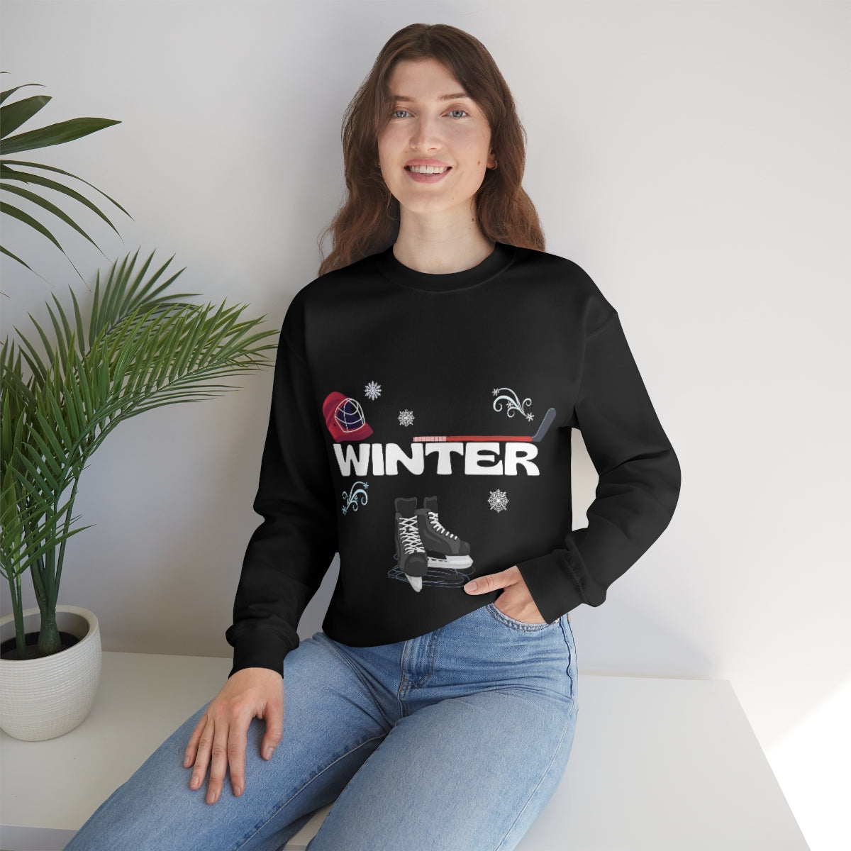 Winter Skating Sport Unisex Sweatshirt