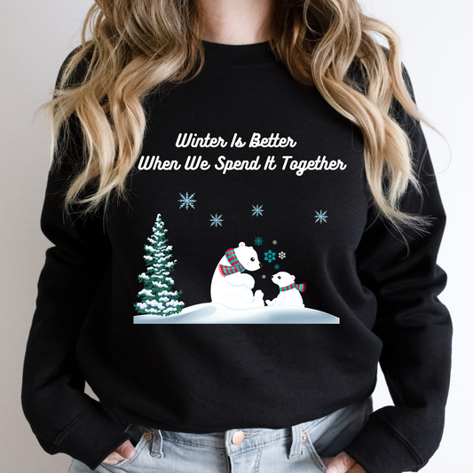 Winter Is Better With You Unisex Heavy Blend™ Crewneck Sweatshirt