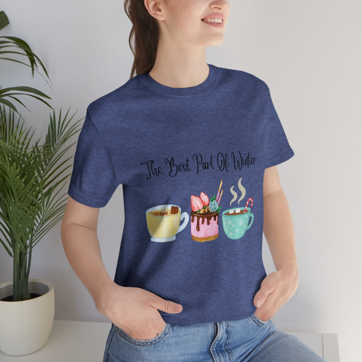 The Best Part of Winter Unisex Jersey Short Sleeve Tee