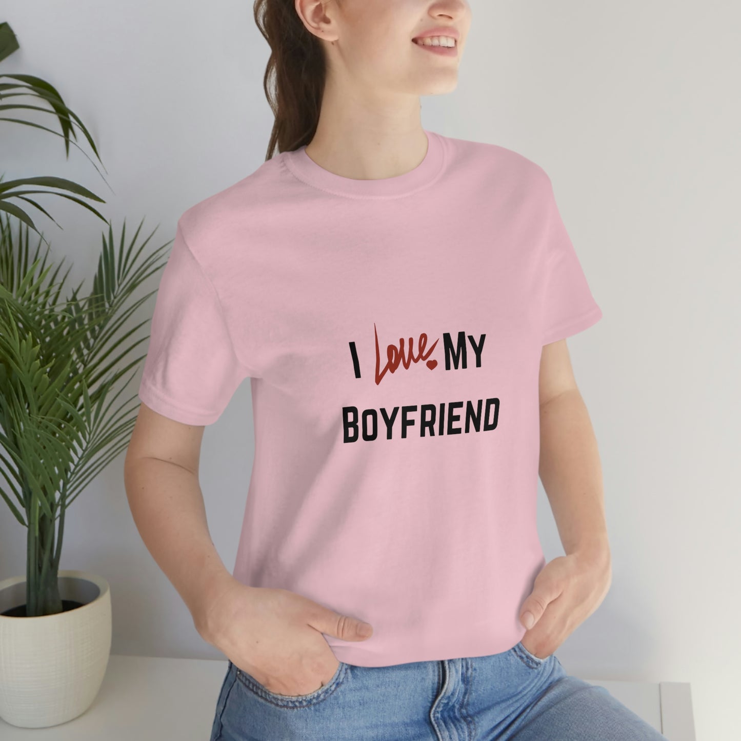 I Love My Boyfriend T-shirt, Couples Shirt, Bride To Be, Wedding Couple