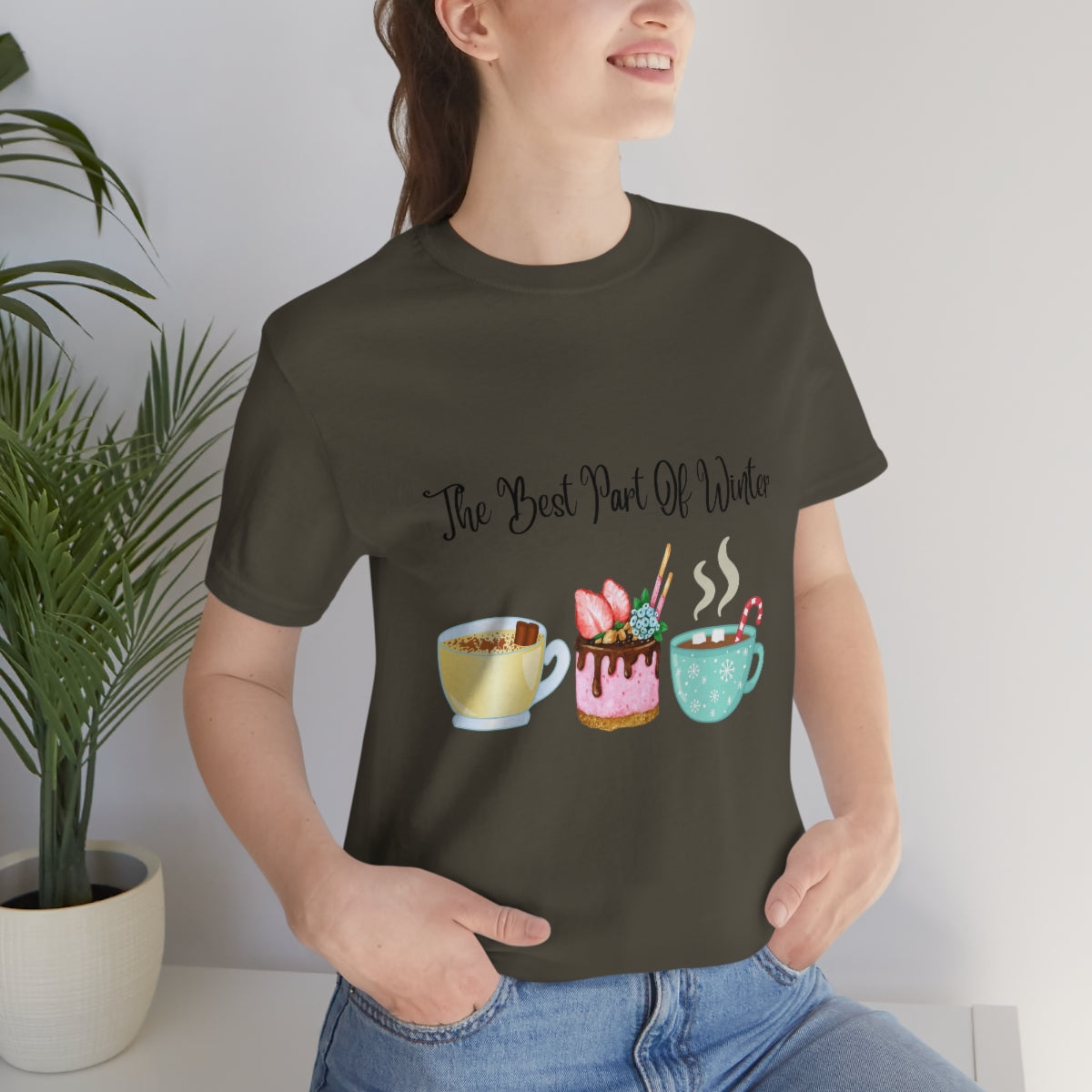 The Best Part of Winter Unisex Jersey Short Sleeve Tee