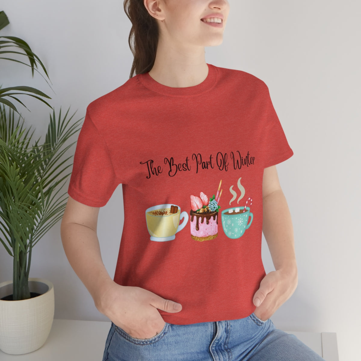 The Best Part of Winter Unisex Jersey Short Sleeve Tee