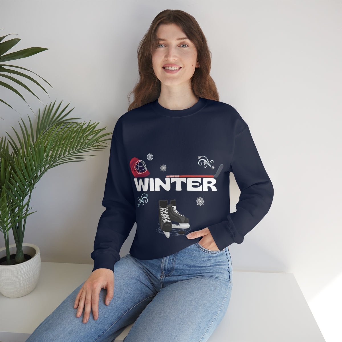 Winter Skating Sport Unisex Sweatshirt
