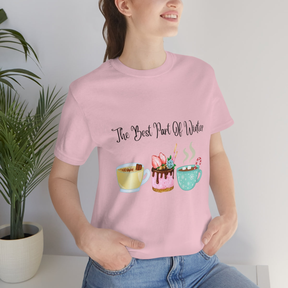 The Best Part of Winter Unisex Jersey Short Sleeve Tee